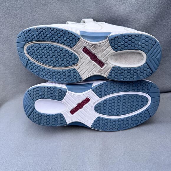 Orthofeet‎ 652 Shoes Mens Size 8 XX-Wide White Leather Walking Sneakers